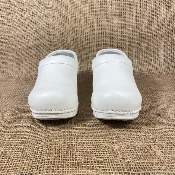 Dansko clogs White leather size 5.5 - 6 eu 36 - Picture 7 of 9